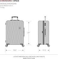 Amazon.com | SwissGear 7272 Energie Expandable Hardside Luggage